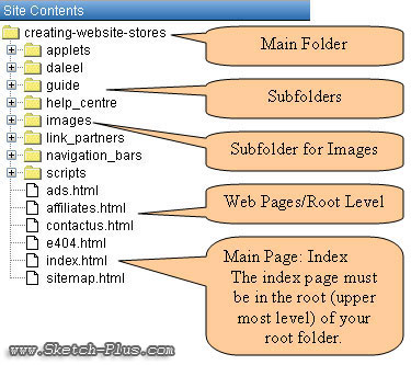 Our Website's Directory Structure