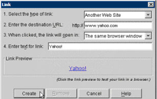 Link to another website